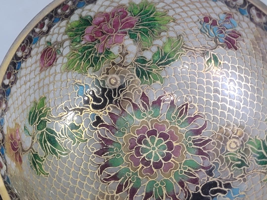 DT718 中国 七宝 香炉 六件 まとめて