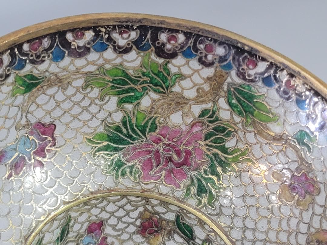 DT718 中国 七宝 香炉 六件 まとめて