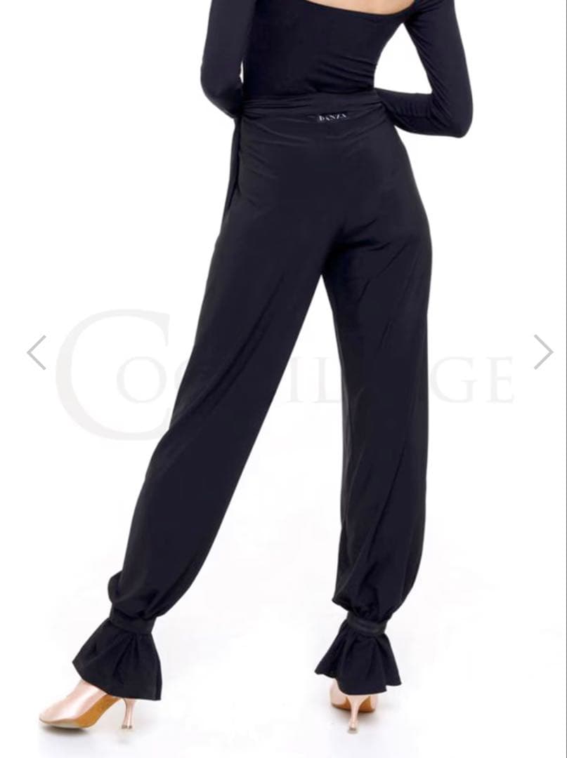 社交ダンス　ダンザ　メイソン・ダンスパンツ（ブラック）