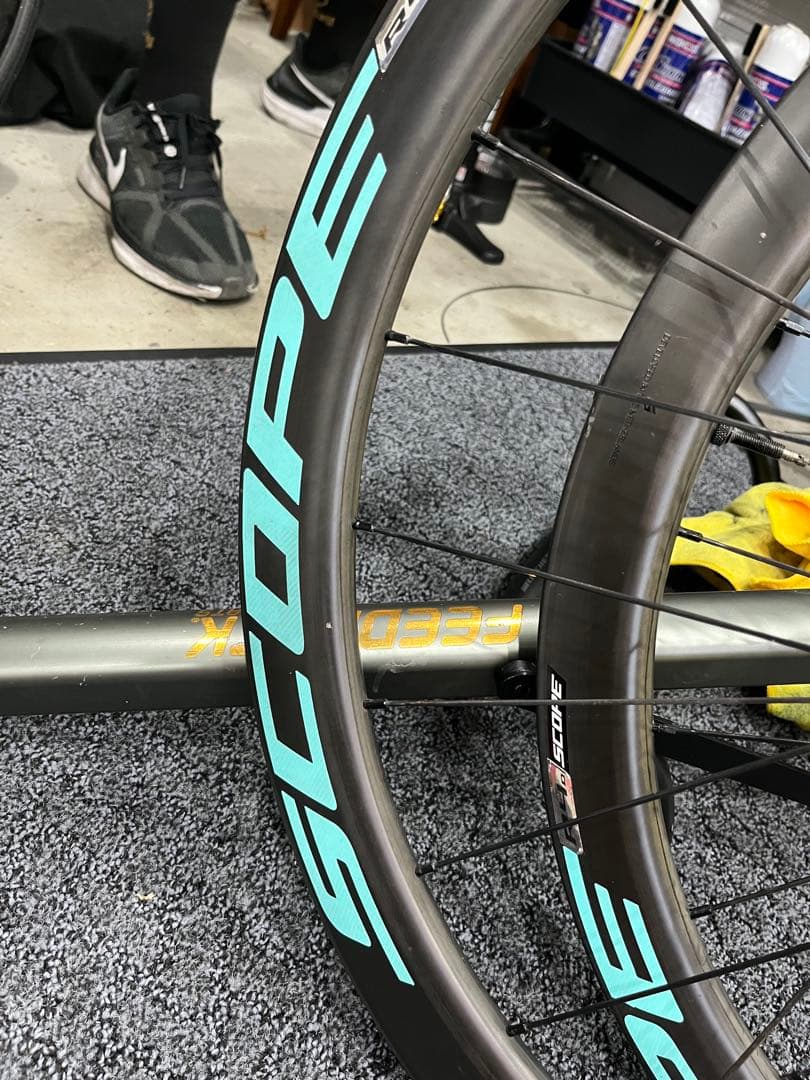 【再値下げ】SCOPE R4Dカーボンホイール前後輪【カスタムデカール】送料無料