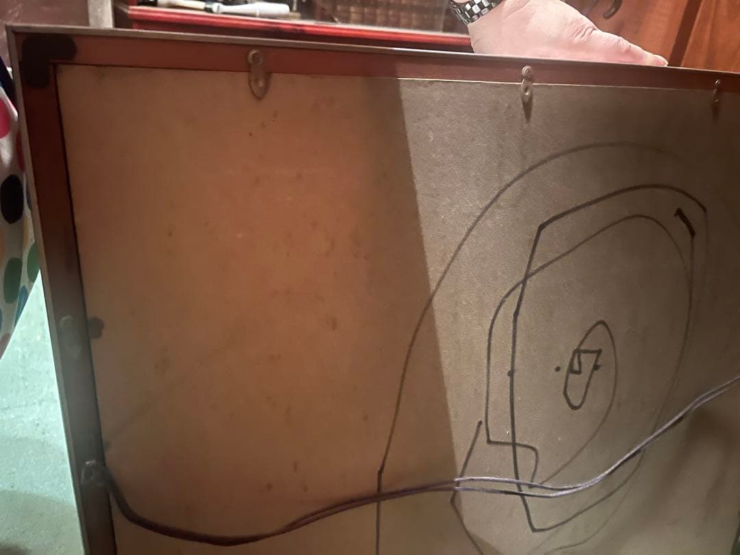 油彩画 果物と陶器 落美