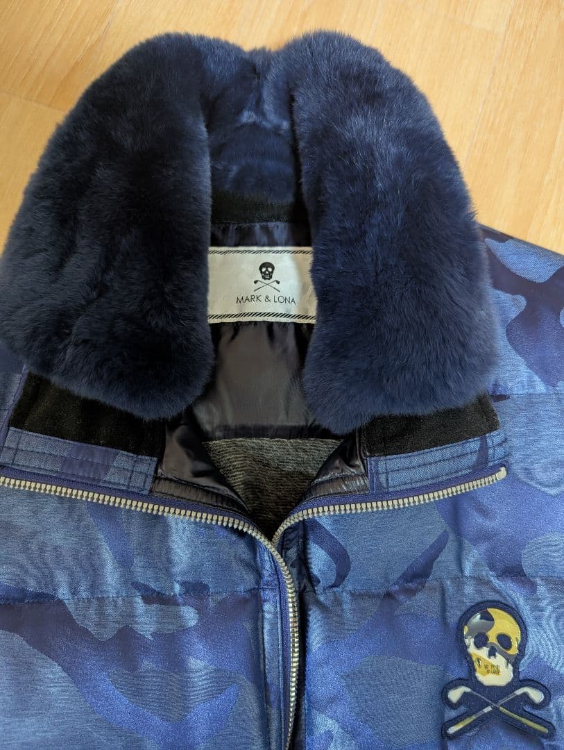 【未使用】MARK & LONA 迷彩柄ダウンジャケット Lサイズ