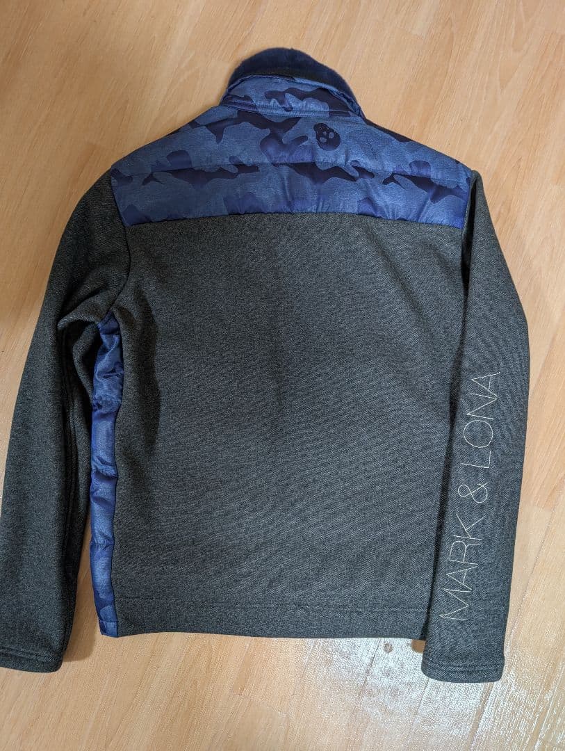 【未使用】MARK & LONA 迷彩柄ダウンジャケット Lサイズ