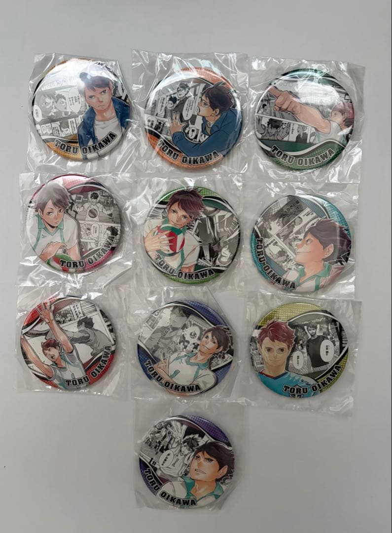 ハイキュー‼︎ 及川徹　缶バッチ　7個セット