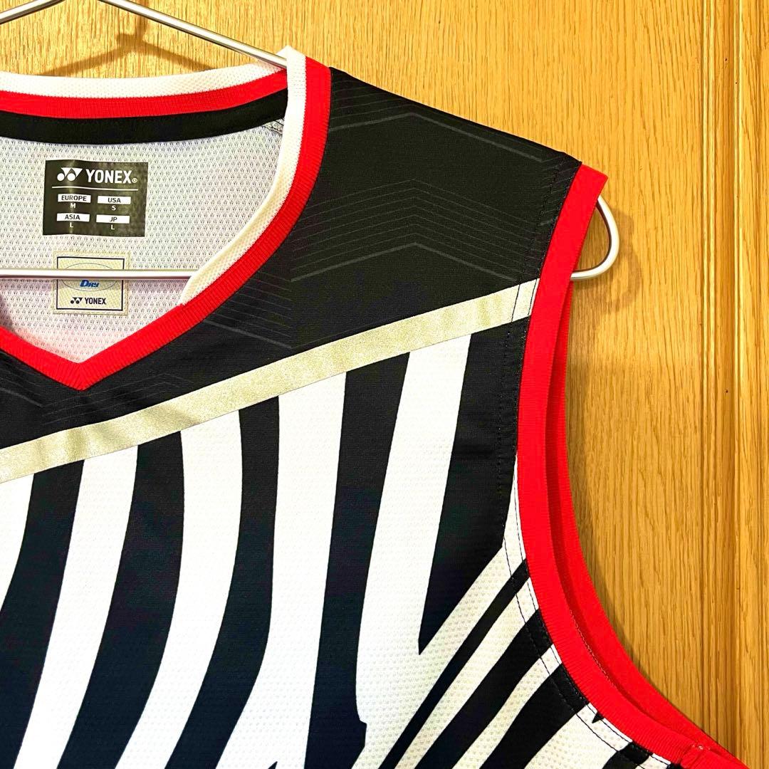 【超美品】 YONEX ゲームシャツ 10397 ユニL ノースリーブ 超希少