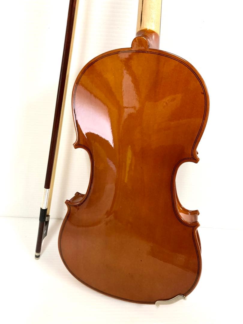 未使用保管品◆バイオリン◆4/4サイズ 初心者用 セミハードケース／教則本付き