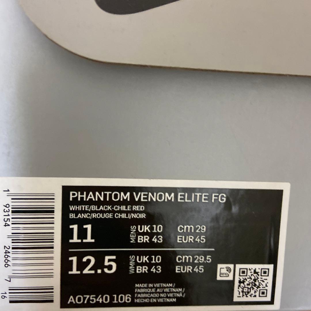 NIKE ナイキ ファントムヴェノムエリートFG 29cm