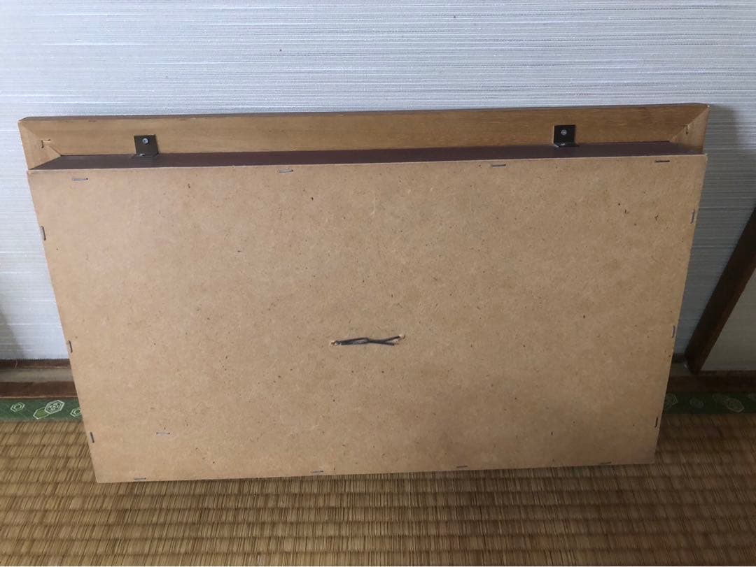 ヤマメの標本　剥製　木製フレーム付き 約34cm