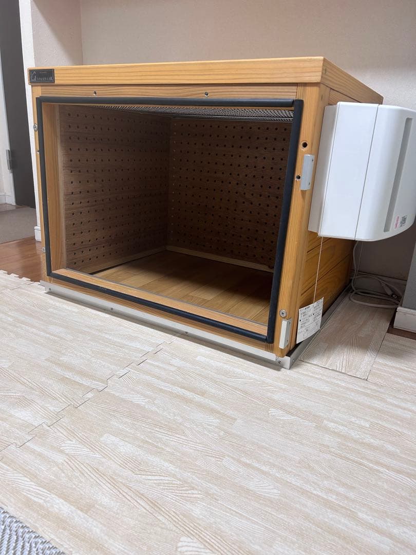 犬小屋製作工房Ｋ／天然木ケージ（ロスナイ付き）送料込み