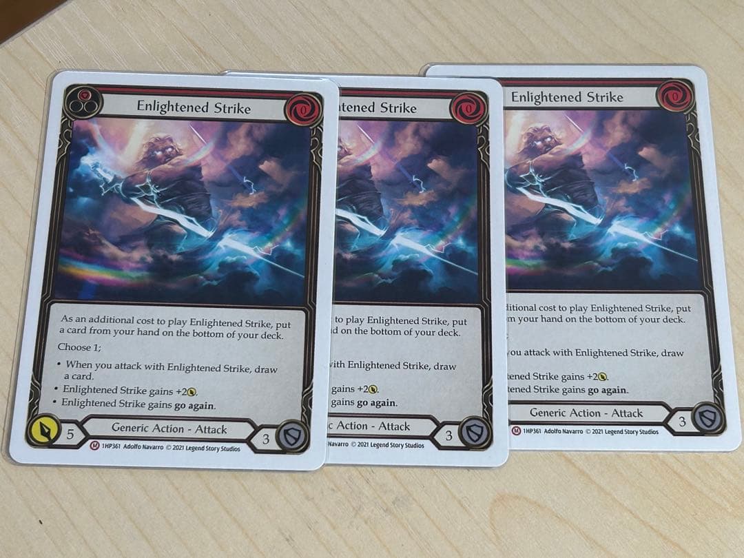 Enlightened Strike 3枚 flesh & blood