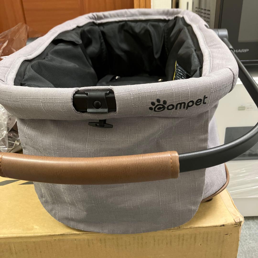 【美品】コンビ コムペット ルルテイル キャリー グレー　カート