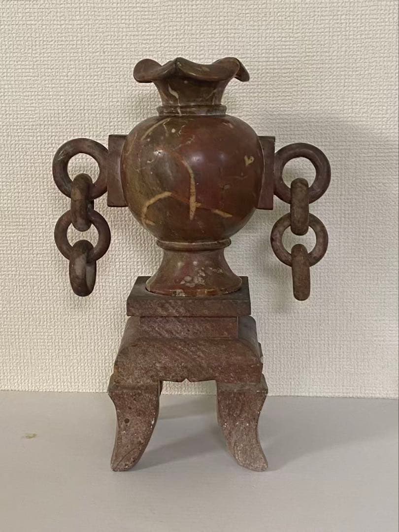 中国美術 古美術天然石 花瓶 花器 置物 時代物