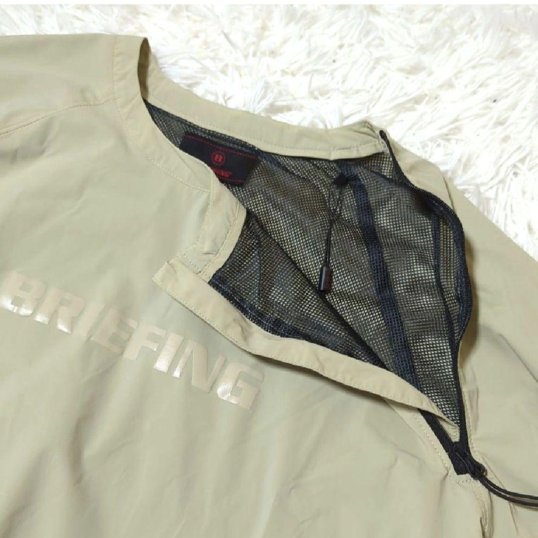 ブリーフィング　WINDPULLOVER ゴルフウェア　ベージュ　サイズL