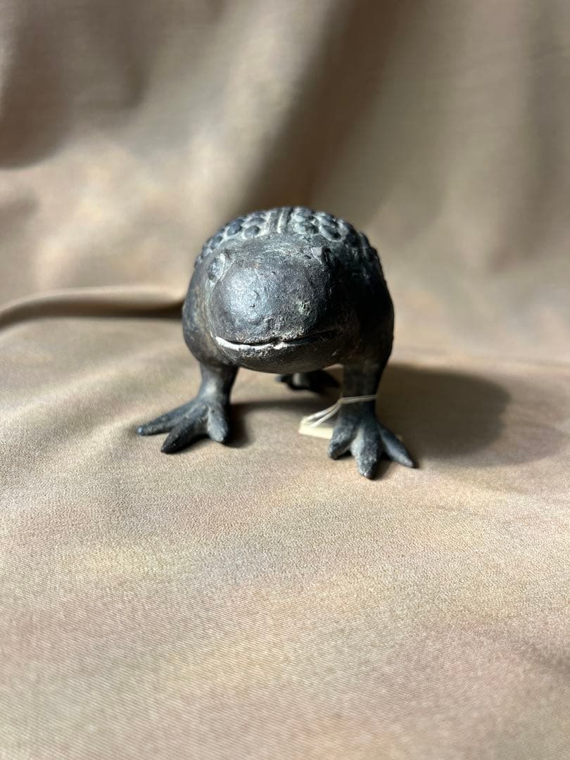 がま　蟾蜍 置物 彫刻