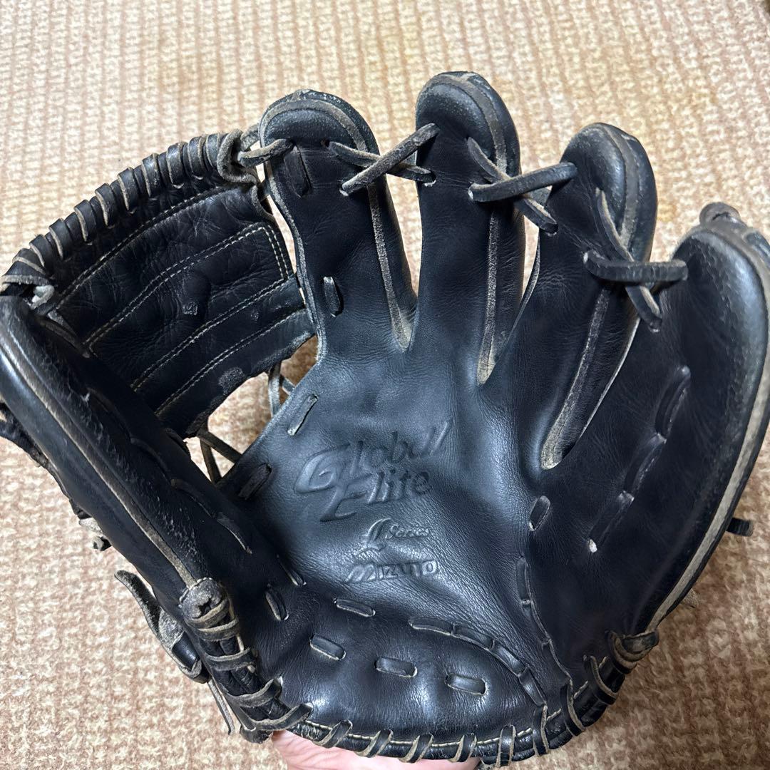 Mizuno Global Elite 硬式グローブ 黒