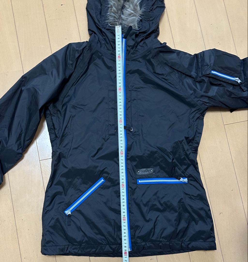BURTON フード付きレディース　ブラックジャケット Mサイズ