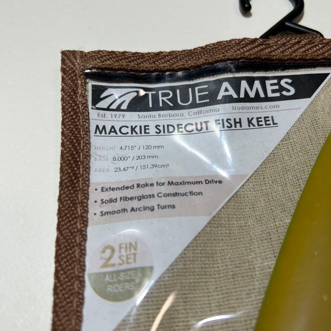 サーフィン・ボディボード TRUE AMES MACKIE SIDECUT FISH KEEL