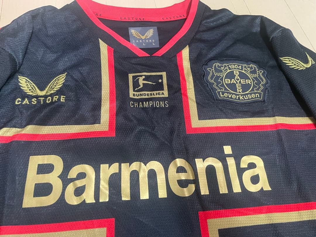 新品ユニフォーム レバークーゼン ヴィルツ 23/24 無敗優勝 限定 レア　L
