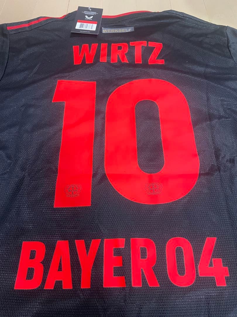 新品ユニフォーム レバークーゼン ヴィルツ 23/24 無敗優勝 限定 レア　L