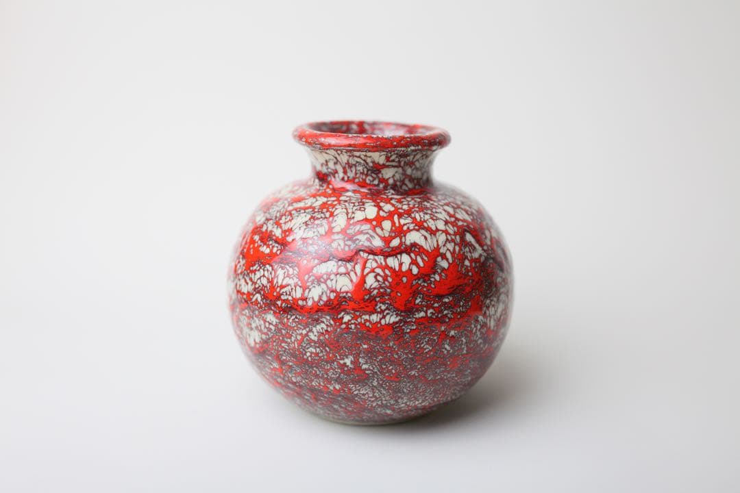 箕面焼　壺　花瓶