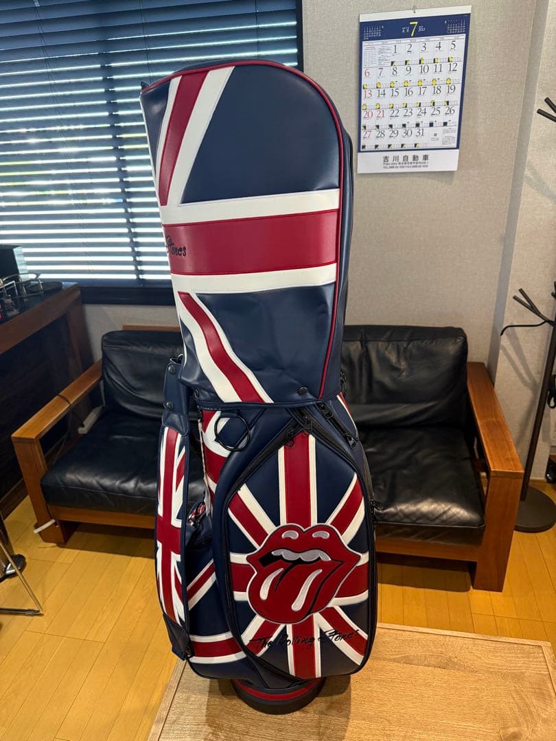 【超美品】ローリングストーンズ キャディバッグ ユニオンジャック　ツアー