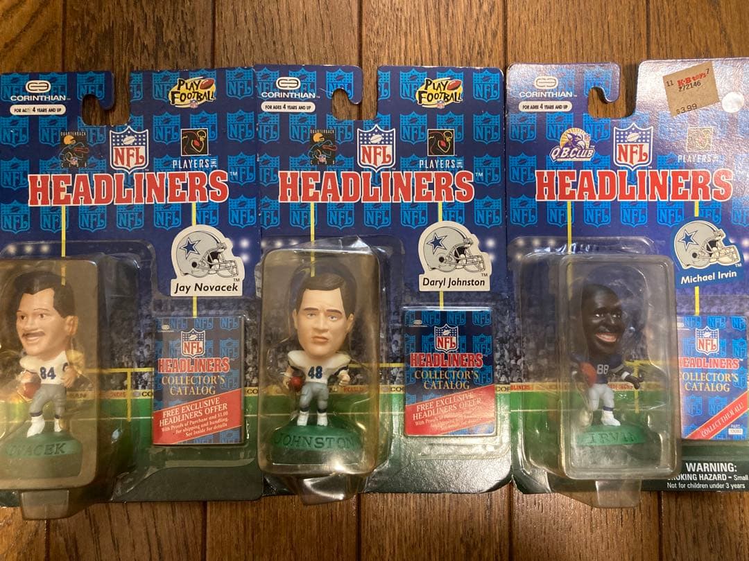 NFL ヘッドライナーズ フィギュア 7体セット ダラスカウボーイズ