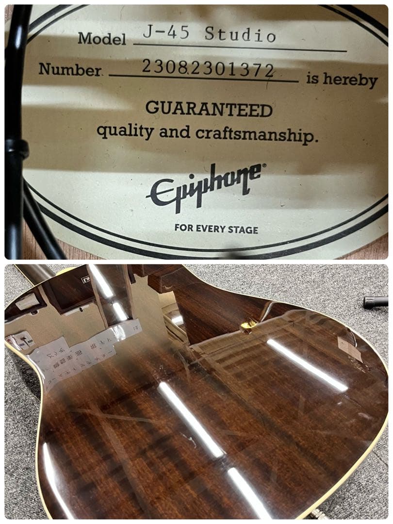 【11406】EPIPHONE J-45 Studioエレアコ