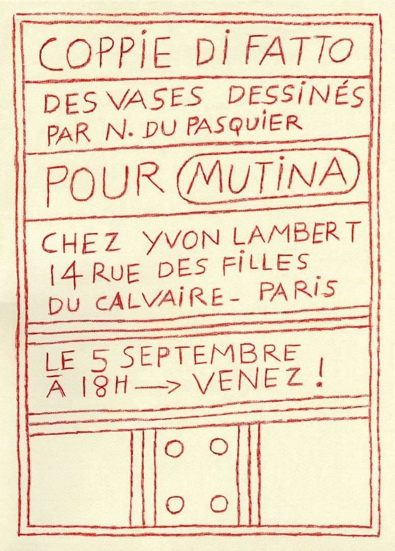 国内未入荷 ナタリー・デュ・パスキエ 2025 エキシビジョンポスター