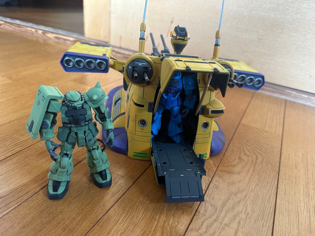 巨大ガンプラ完成品　改修塗装一点物　ギャロップ　グフ　ガレージキット　フィギュア