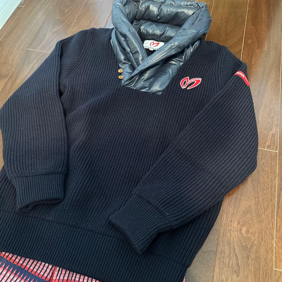 ☆★マスターバニー　メンズダウンフードセーターと暖パンのセットサイズ4★☆