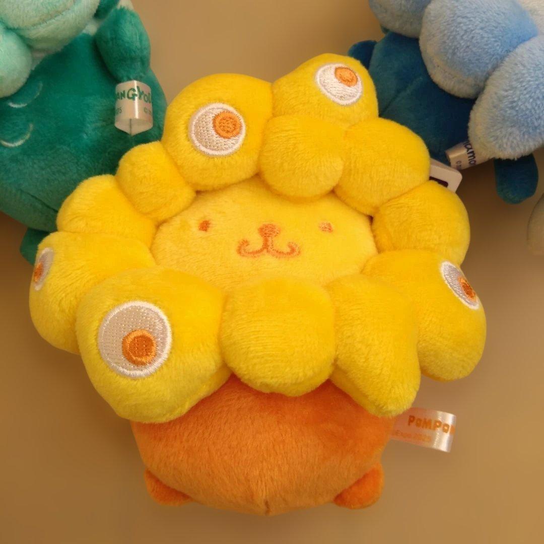 サンリオミャクミャクなりきりぬいぐるみカラビナ　推しカラー　7種セット　コンプ