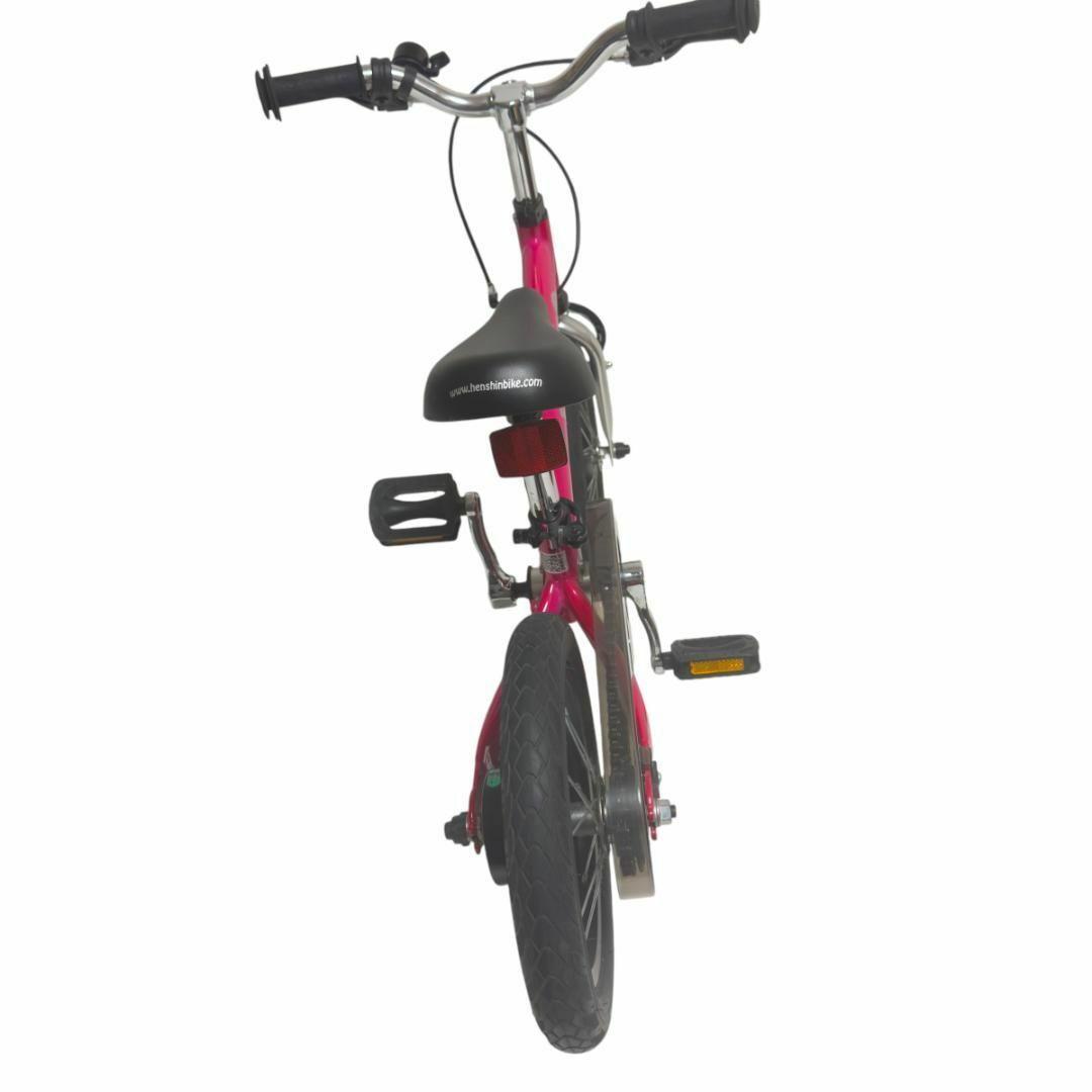 美品　へんしんバイク2 　12インチ 自転車 ピンク