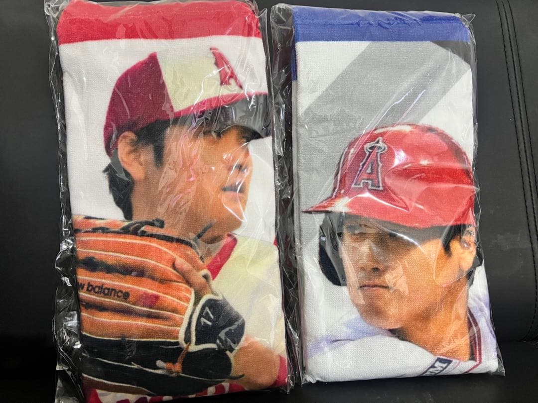 ✩︎日本郵便局限定✩︎ レア　二刀流　大谷翔平デザインバスタオル　投打2枚セット