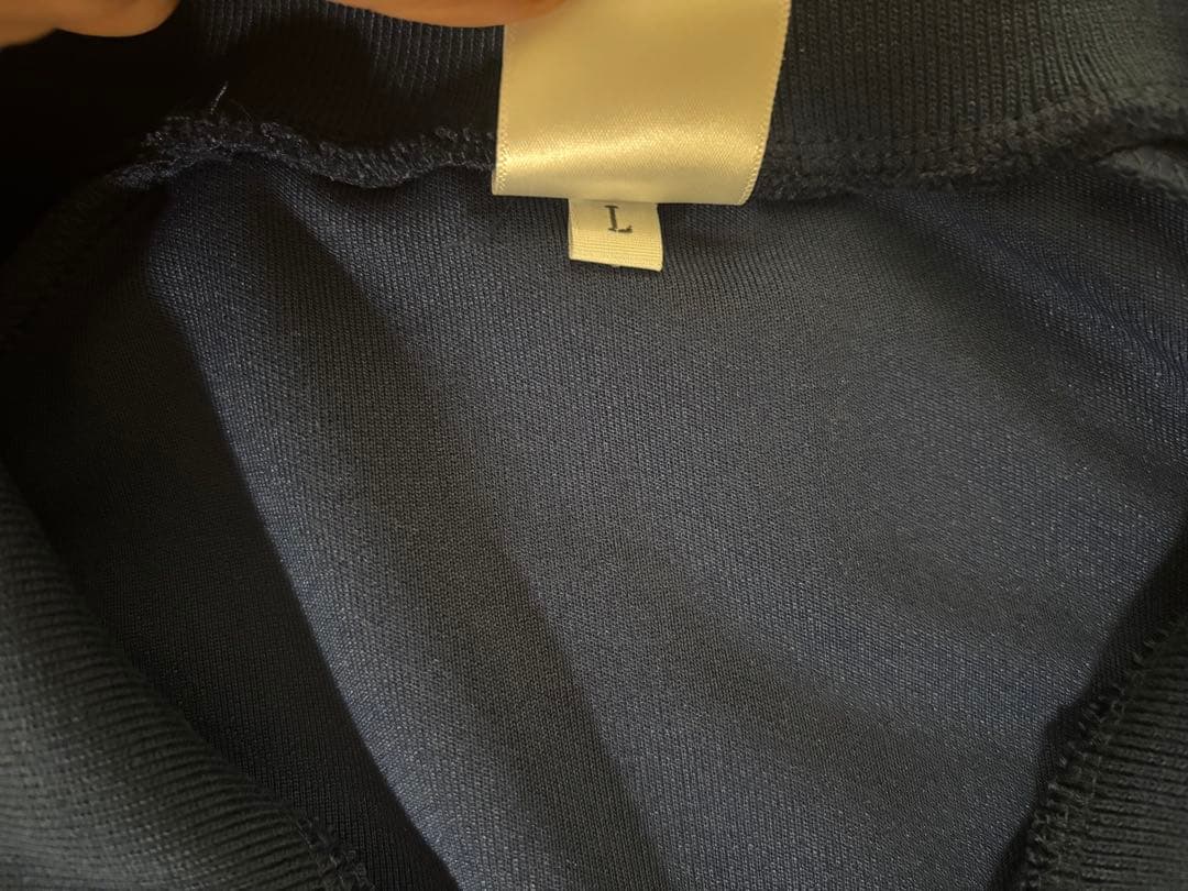 indigo la End サイドラインジャージ ジャケット L ネイビー