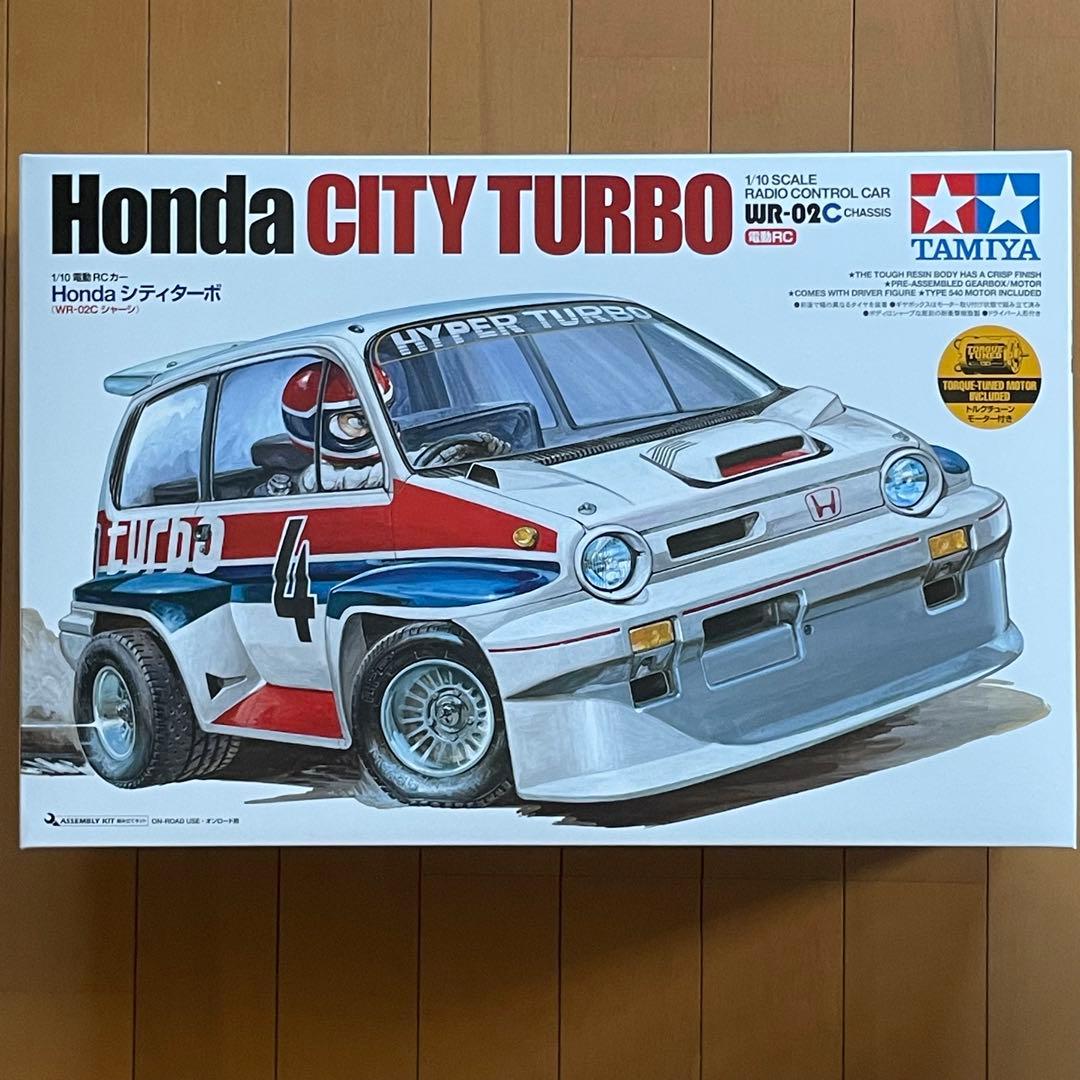 タミヤ　1/10RC Honda シティターボ（WR-02Cシャーシ）