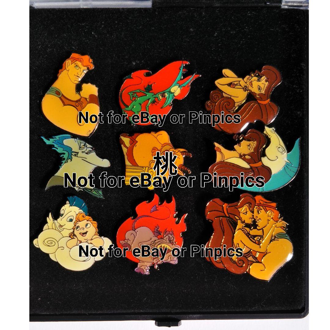 ディズニー ヘラクレス ヴィランズ ハデス メガラ メグ ペガサス ピンバッジ