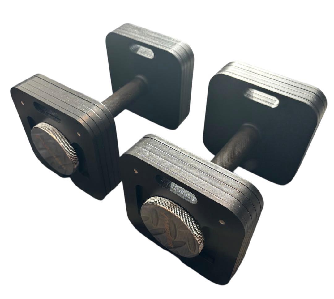 【引き取り・栃木限定】可変式 20kgダンベル 2個 ・トレーニングベンチ