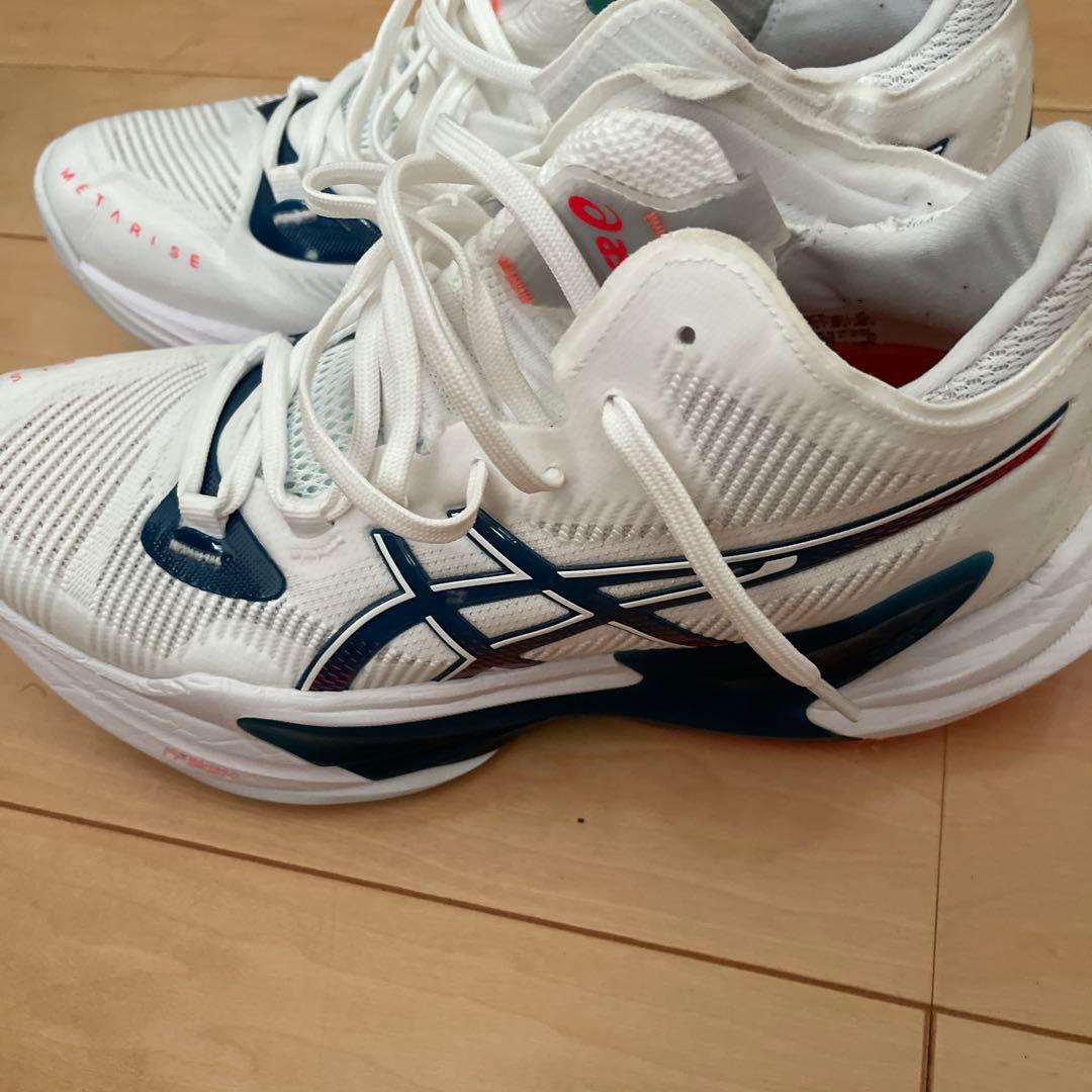 ASICS RISE 2 26.5センチ ホワイト/ネイビー