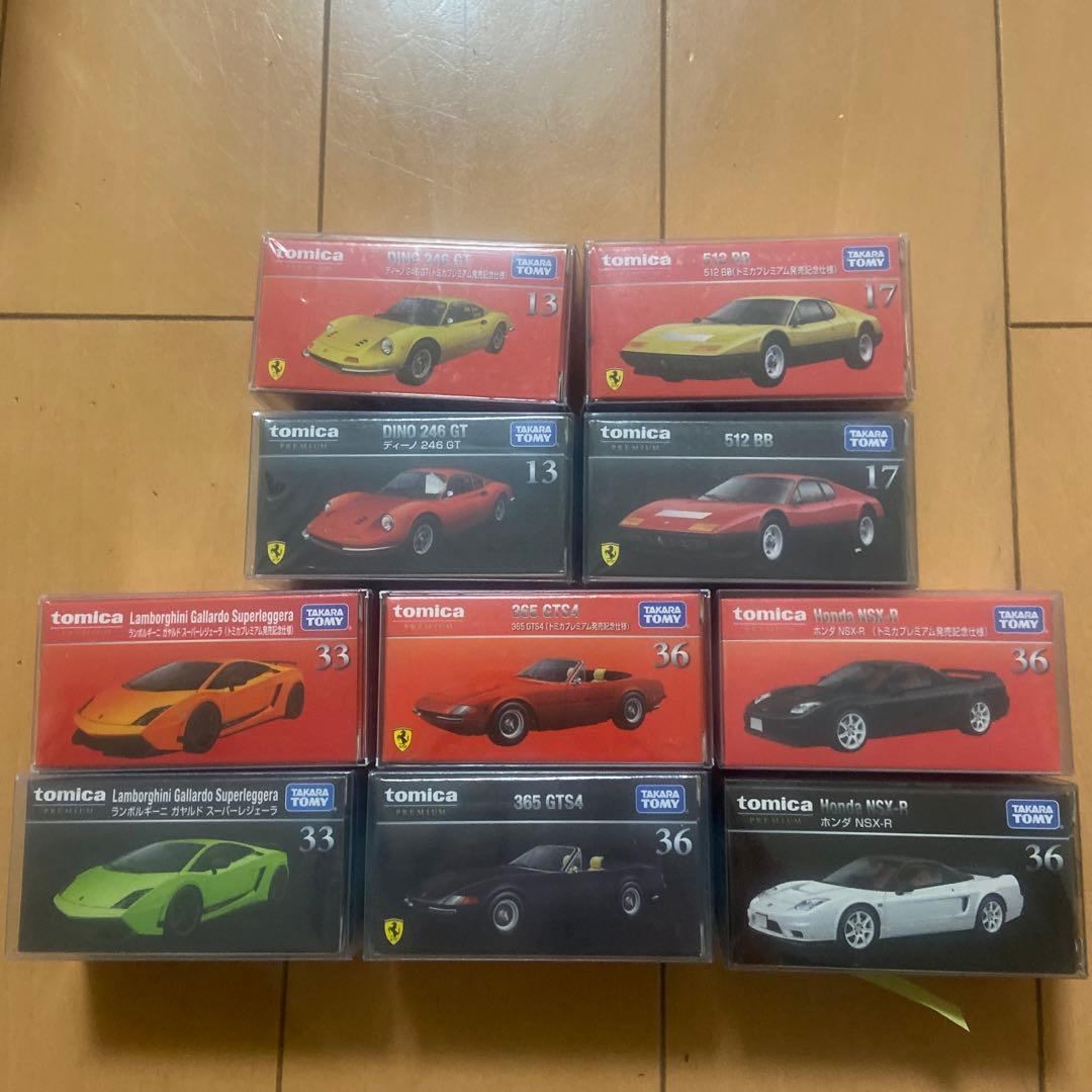 トミカプレミアム　まとめ売り 10台セット　D ディーノ　512BB