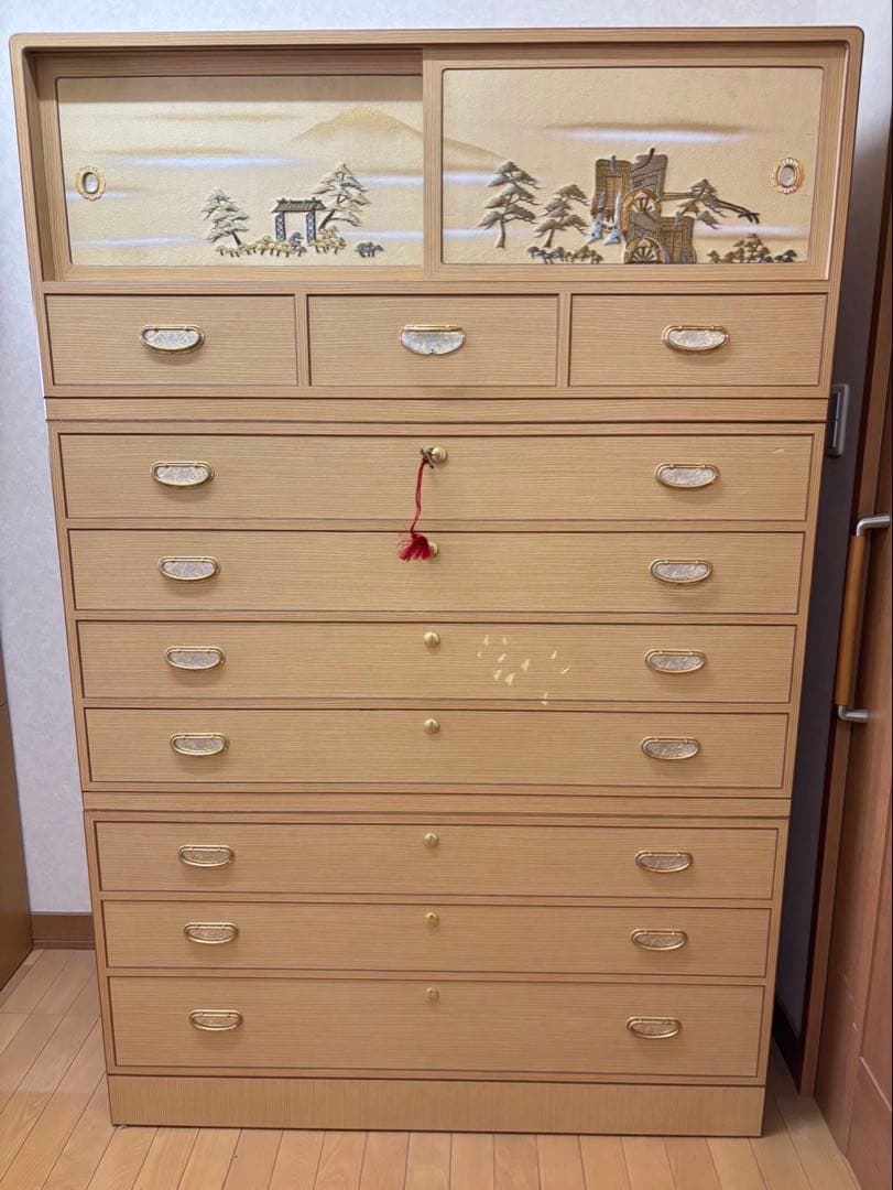 【値下げしました】着物　桐箪笥　年代物