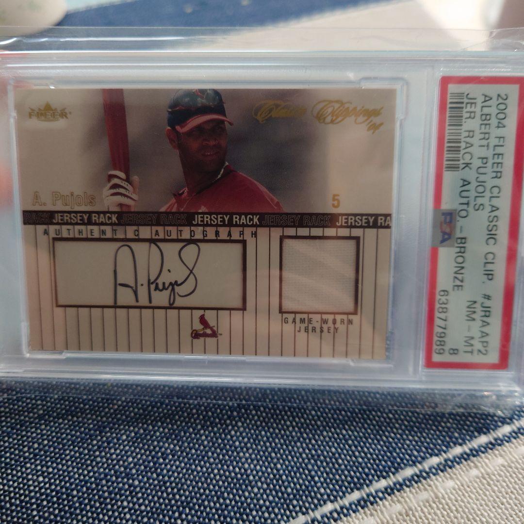 その他  Pujols Auto Fleer