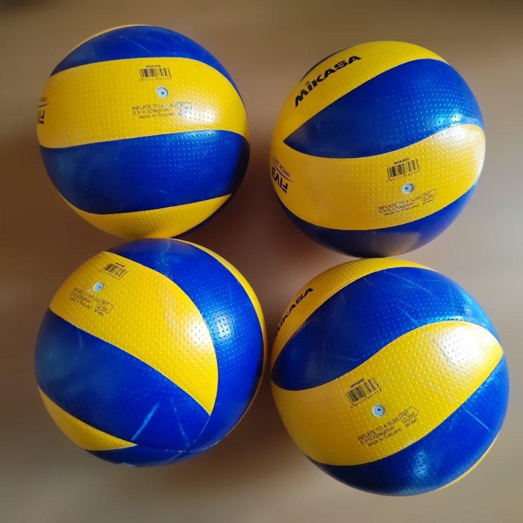 ミカサ MVA400 バレーボール 公式４号球　4個