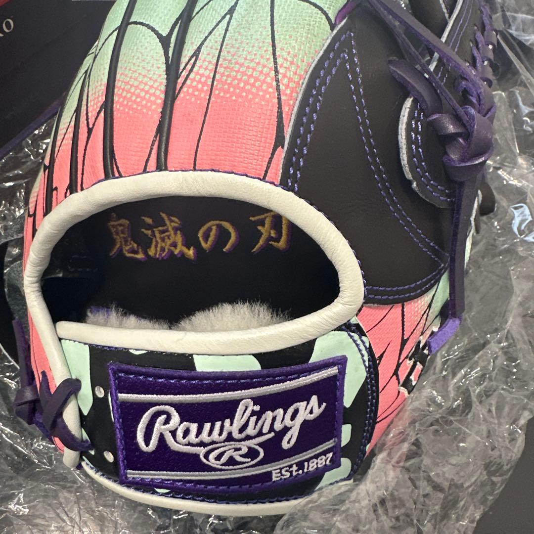 非売品　鬼滅の刃 Rawlings 硬式グローブ　胡蝶しのぶモデル