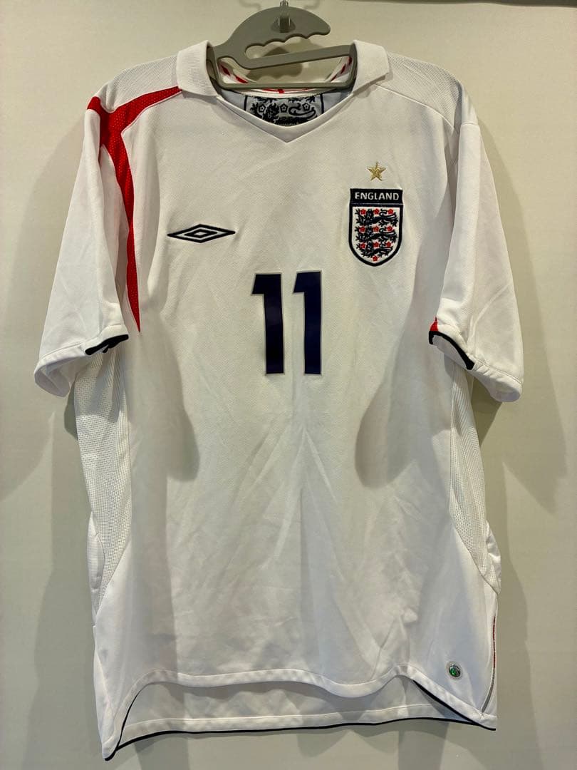 ジョー　コール　イングランド代表　ユニフォーム