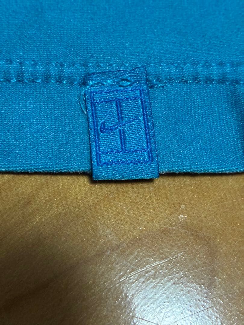 NIKE テニス メンズ タンクトップ L Dri-FIT ネイビーxブルー