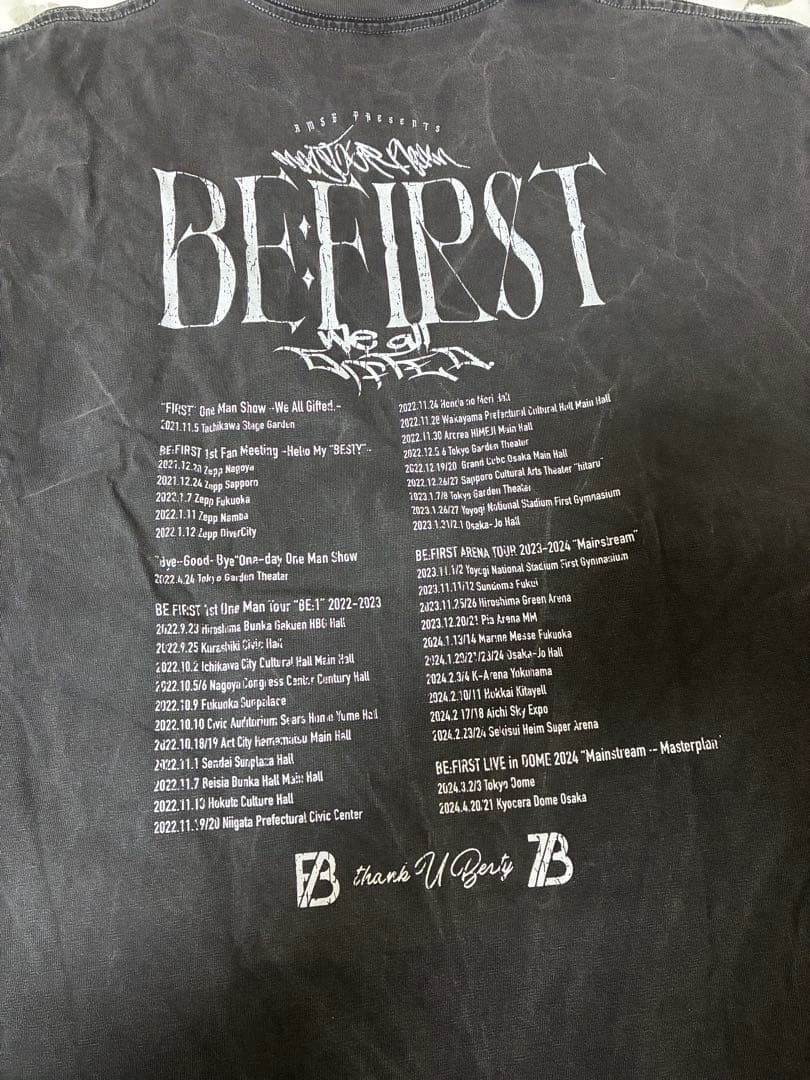 BE:FIRST メンバープロデュースアーティストTシャツ Mサイズ