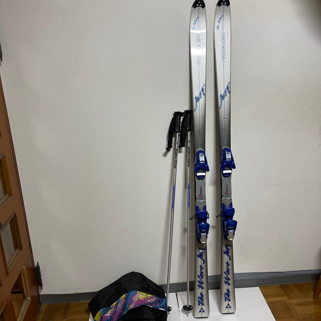 FISCHER TYROLIA 180cm ほぼ新品✨　ストック　バックセット