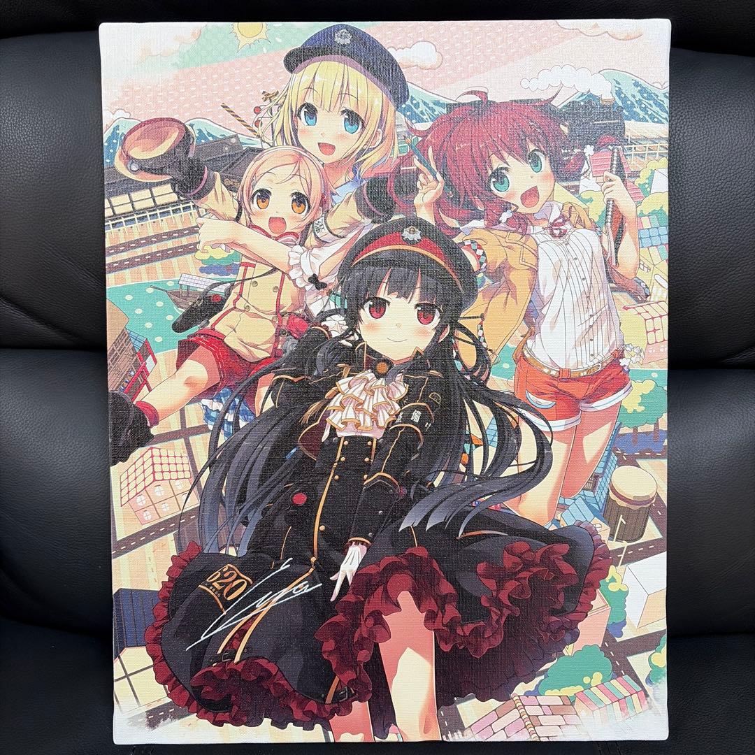 まいてつ F6直筆サイン入りF6キャンバスアート