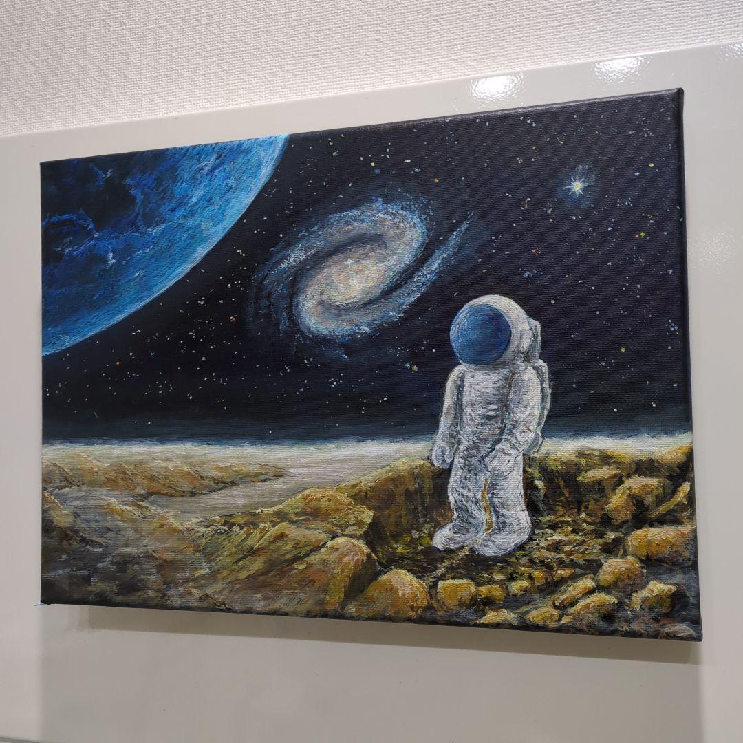 抽象画　絵画　作品名　あこがれ