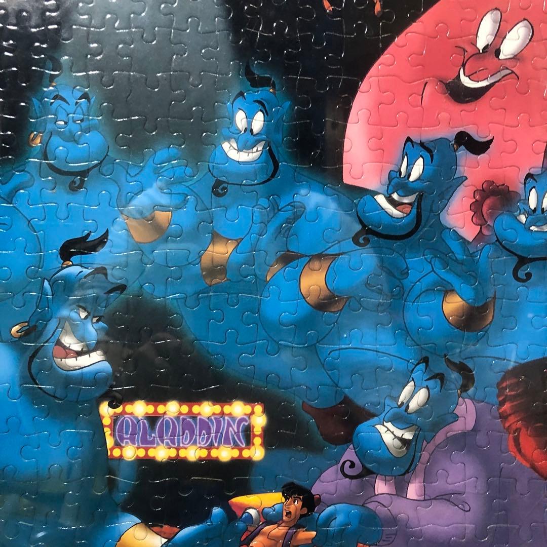 【超美品‼️】アラジン ジーニーの変身コレクション　ジグソーパズル 額付き 完成